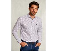 River Woods Custom Fit Dotted Shirt Blue/red White Talla: 3XL | Camisas Casuales Outlet | Hombre | Blanco
