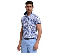 River Woods Custom Fit Floral Cotton Polo Off White Talla: L | Polos Outlet | Hombre | Blanco