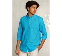 River Woods Custom Fit Poplin Shirt St-barth Blue Talla: S | Camisas Casuales Outlet | Hombre | Azul