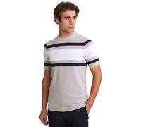 River Woods Custom Fit Sporty Striped T-shirt Old Wood Mix Talla: S | Camisetas Básicas Outlet | Hombre