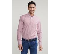 River Woods Custom Fit Striped Shirt Red/white Talla: 3XL | Camisas Casuales Outlet | Hombre | Rojo