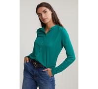 River Woods Green Classic T-shirt Long Sleeves Talla: S | Blusas Outlet | Mujer | Verde