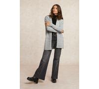 River Woods Long Dotted V-neck Cardigan Grey Talla: S | Jerséis de Punto Outlet | Mujer | Gris