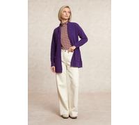 River Woods Long V-neck Jersey Cardigan Applied Pockets Purple Talla: XXL | Manga Larga Outlet | Mujer | Púrpura