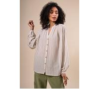 River Woods Ls Shirt Frounced Shoulder Green Talla: 36 | Blusas Outlet | Mujer | Verde