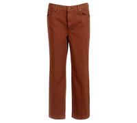 River Woods Mid High Waist Cropped Brown Talla: W30 | Pantalones Rectos Outlet | Mujer | Marrón
