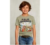 River Woods Normal Fit Basic T-shirt Mix Herb Khaki Talla: 04 | Camisetas Outlet | kids | Marrón