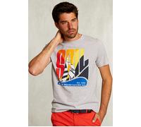 River Woods Normal Fit Dark Grey T-shirt Talla: S | Camisetas con Decoración Impresa Outlet | Hombre | Gris