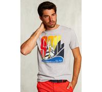 River Woods Normal Fit Dark Grey T-shirt Talla: XL | Camisetas con Decoración Impresa Outlet | Hombre | Gris