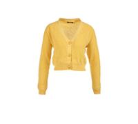 River Woods Short Fancy V-neck Cardigan Yellow Talla: XL | Cárdigan Outlet | Mujer | Amarillo