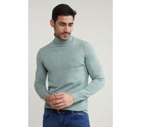 River Woods Slim Fit Basic Merino Roll Neck Sweater Cape Green Mix Talla: 3XL | Jerséis cuello Alto Outlet | Hombre | Verde