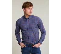 River Woods Slim Fit Checked Shirt Red/blue Talla: S | Camisas Casuales Outlet | Hombre | Rojo