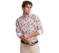 River Woods Slim Fit Floral Shirt Multi Talla: S | Camisas de Trabajo Outlet | Hombre