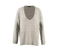 River Woods Swt Ls V-neck Grey Talla: L | Outlet | Mujer | Gris