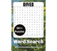 River Word Search Puzzle Book: Easy to Read Print | 6 x 9 inches, 144 pages | 70+ puzzles - Gift for Vacations, Holidays, and Relaxing Times