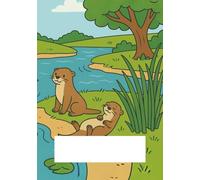 Riverbank Retreat - Flow with Words and Wonder!: Wide-Ruled Notebook for Kids Ages 7-9 | 7 x 10 |160-Page River-Themed Writing Journal with Margin & Numbered Pages for School and Creative Expression