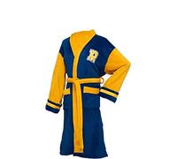 Riverdale Groovy UK Archie Bomber - Albornoz de forro polar sin capucha, color azul y amarillo