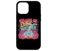 Rivers of Living Water Tipografía Creativa Carcasa para iPhone 12 Pro MAX