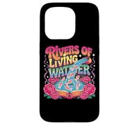 Rivers of Living Water Tipografía Creativa Carcasa para iPhone 15 Pro