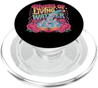 Rivers of Living Water Tipografía Creativa PopSockets PopGrip para MagSafe