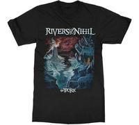 Rivers of Nihil Shirt Rivers of Nihil The Work Album tee Men's Clothing Black L
