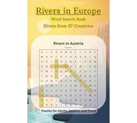 Rivers Word Search Puzzle Book: Word Searches with Easy to Read Print Lakes , Beaches, Nature and More | 6x9 inches, 162 pages | 80+ Puzzles... Gift for Vacations, Holidays and Free Times