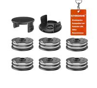 RIVERSHINE Bobinas de repuesto compatibles con cortacésped inalámbrico Parkside LIDL PRTA 20-Li A1, B2, C3; PRT 550 A1, A3; PRT 300 A1 (8)