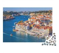 Riverside Cityscape Puzzle de 1000 Piezas Puzzle para Adultos Papel Juego de Puzzle 1000 Piezas Relajante Decorativo Regalo 70x50cm/1000pcs