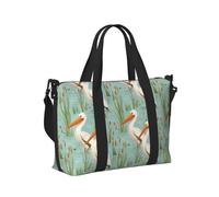 Riverside Gull - Bolsas de viaje con estampado de gaviota para mujer, artículo personal durante la noche, bolsa de gimnasio para hombres y mujeres