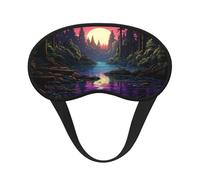 Riverside Moon - Máscara de ojos definitiva para dormir, máscara de ojos suave y cómoda, relajante con cero presión para los ojos vendados.