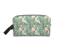 Riverside - Neceser con estampado de gaviota para hombres y mujeres, bolsa de aseo de viaje, bolsa de cosméticos, bolsas de aseo colgantes para accesorios de viaje