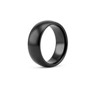riversmerge Anillo de reescritura de dedo inteligente de color negro RFID T5577 Chip ID Wear para hombres o mujeres, Cerámica, Sin piedra preciosa