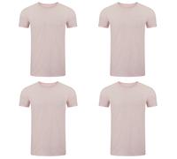 Riverso Hombre Camiseta Básica RIVMatteo 4er Cuello Redondo Regular Uni 100%