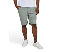 riverso Pantalones cortos chinos para hombre, elásticos, RIVConnor, corte regular, cintura elástica, monocolor, negro, beige, azul marino, verde, S, M, L, XL, XXL, 3XL, 4XL, 5XL, Iceberg Green, M