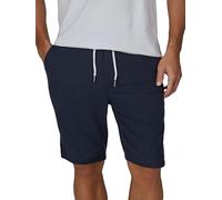 riverso Pantalones cortos de lino para hombre, verano, corte regular, RIVOliver, pantalones cortos, bermudas, de rodilla, de un solo color, blanco, azul, azul marino, beige, verde, negro, tallas S, M