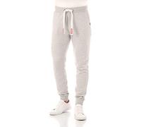 riverso Pantalones de chándal RIVTim para Hombre, Pantalones de Deporte, Pantalones de Ocio, algodón - Melange Standard 1 (23200) XXXXXL