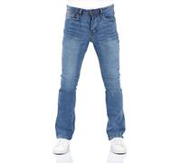 riverso Pantalones Vaqueros para Hombre RIVFalko Bootcut, Pantalones Vaqueros básicos, algodón Vaquero, elásticos, Negro, Azul, Gris, Mezclilla Azul Mediano (M236), 32W x 32L