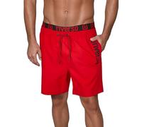 riverso RIVBobby Bañador para hombre, pantalón corto para verano para deporte y playa, con cordón, 100 % poliéster, negro, verde, naranja, rojo, S, M, L, XL, XXL, 3XL, 4XL, 5XL, S