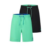 riverso RivDavid - Bañador corto para hombre, 2 unidades, con cordón de 100% poliéster, Farbmix 1, XXXL