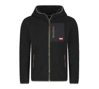 riverso RIVHenning Chaqueta de forro polar para hombre con capucha, corte regular, forro polar, chaqueta de invierno, chaqueta de entretiempo, cuello alto, beige, negro, verde, S, M, L, XL, XXL, 3XL