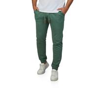 riverso RIVKasper - Pantalones de chándal largos para hombre, corte regular, para el tiempo libre, color gris, rojo, azul, negro, verde, S, M, L, XL, XXL, 3XL, 4XL, 5XL, verde bosque, L