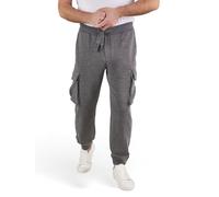 riverso RIVLoris - Pantalones de chándal para hombre, de algodón, largos, corte regular, pantalones de deporte, pantalones de entrenamiento, pantalones de ocio, bolsillos, rojo, azul, negro, verde, S,