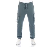 riverso RIVLoris - Pantalones de chándal para hombre, de algodón, largos, corte regular, pantalones de deporte, pantalones de entrenamiento, pantalones de ocio, bolsillos, rojo, azul, negro, verde, S,