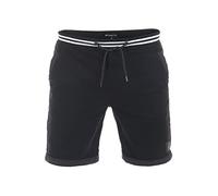 riverso RIVMichel - Pantalones Cortos para Hombre, Bermudas Cortas, Corte Regular, Verano, Deportes, Playa, Pantalones Cortos con cordón, Bolsillos, algodón, Negro, XXXL