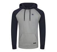 riverso RIVNino Sudadera con capucha para hombre Sudadera con Capucha Bolsillos Canguro Corte Regular Algodón Negro Rojo Azul Gris S M L XL 2XL 3XL 4XL 5XL, gris amanecer, M