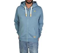 riverso RIVNoah Sudadera con Capucha para Hombre con Capucha Cremallera Regular Fit RIVNoah Sudadera con Capucha Marrón Rojo Azul Negro Verde Gris Beige S M L XL XXL 3XL 4XL 5XL, Morning Fog Blue, XXL