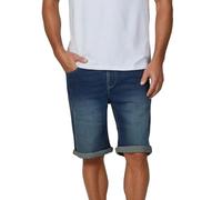 riverso RIVUdo Pantalones cortos vaqueros tipo bermuda para hombre, elásticos, corte regular, para verano, tela vaquera lisa en gris, azul o negro, tallas 30 a 46, 46