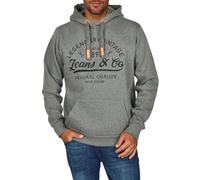 riverso Sudadera con capucha para hombre de corte regular RIVArmin, sudadera con capucha estampado beige, verde, gris, azul, azul marino, negro, S, M, L, XL, XXL, 3XL, 4XL, 5XL, 4XL