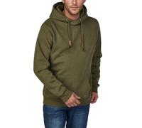 riverso - Sudadera con Capucha para Hombre RIVJulian, Bolsillo Tipo Canguro, Cuello Cruzado, Regular, algodón, Gris, Verde, Rojo, Azul, Negro - Ivy Green (12400). XXL