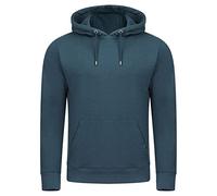 riverso - Sudadera con Capucha para Hombre RIVTheo con Bolsillos de Canguro, Corte Regular de un Solo Color, algodón, Gris, marrón, Verde, Rojo, Azul, Negro Azul Marino (19400) L